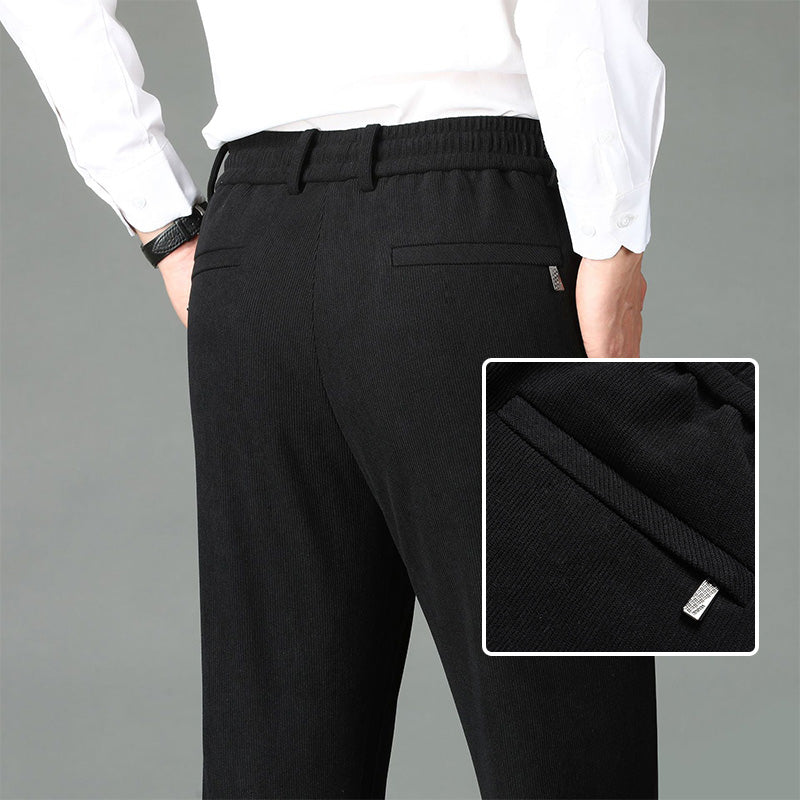 💥Hot Sale 50% OFF🔥 Nice Gift! Men's Thickened Elastic Waist Corduroy Pants