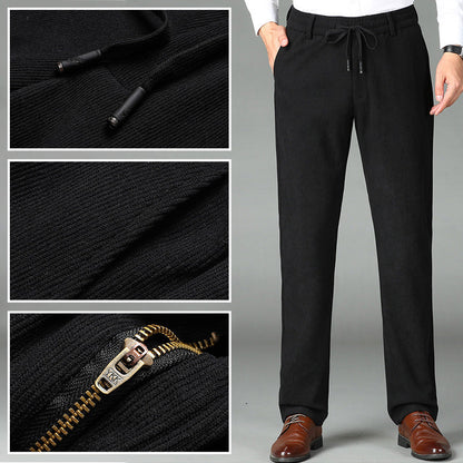 💥Hot Sale 50% OFF🔥 Nice Gift! Men's Thickened Elastic Waist Corduroy Pants