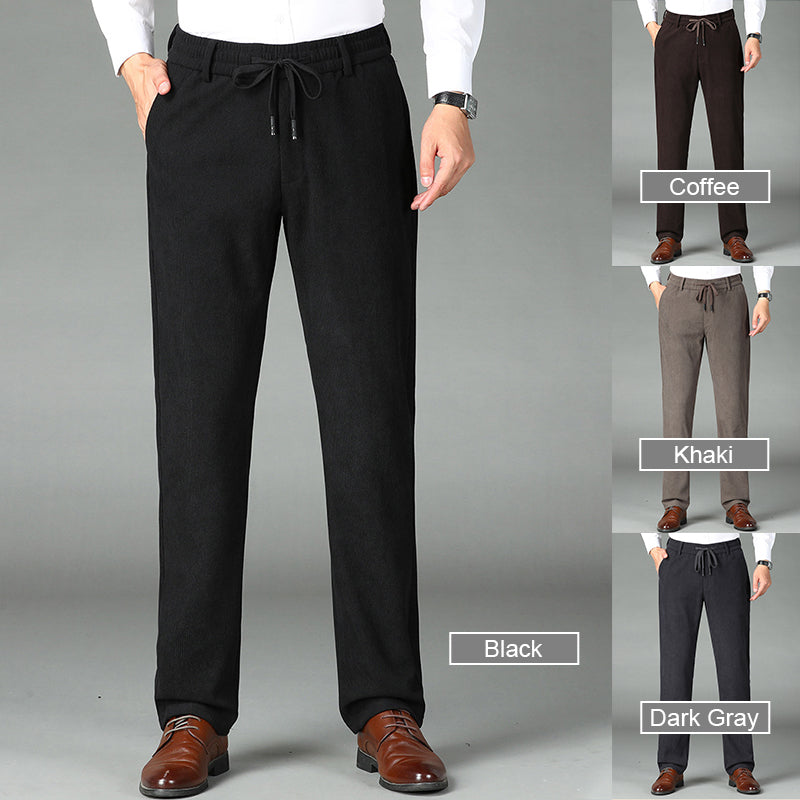 💥Hot Sale 50% OFF🔥 Nice Gift! Men's Thickened Elastic Waist Corduroy Pants