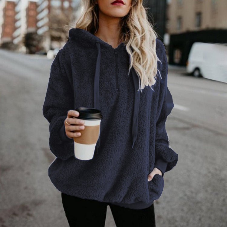 🌷HOT SALE 50% OFF🌸Fashion Warm Casual Loose Hooded Sweatshirt