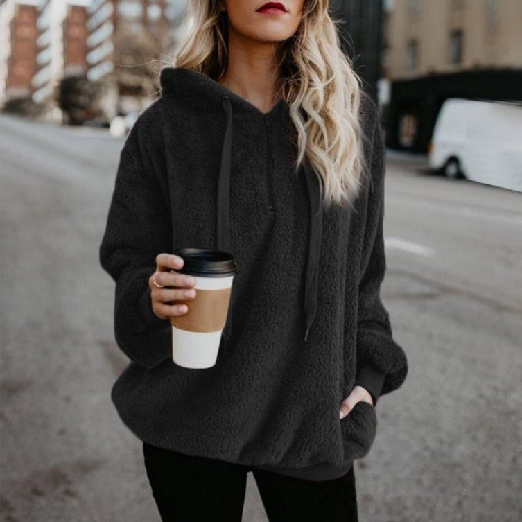 🌷HOT SALE 50% OFF🌸Fashion Warm Casual Loose Hooded Sweatshirt