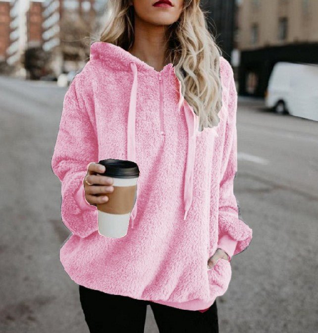 🌷HOT SALE 50% OFF🌸Fashion Warm Casual Loose Hooded Sweatshirt