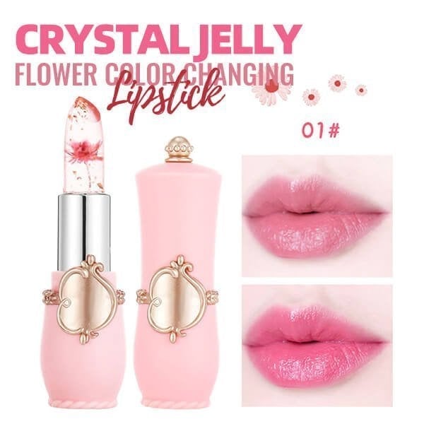 💋Crystal Jelly Flower Color Changing  Lipstick-✨BUY MORE SAVE MORE