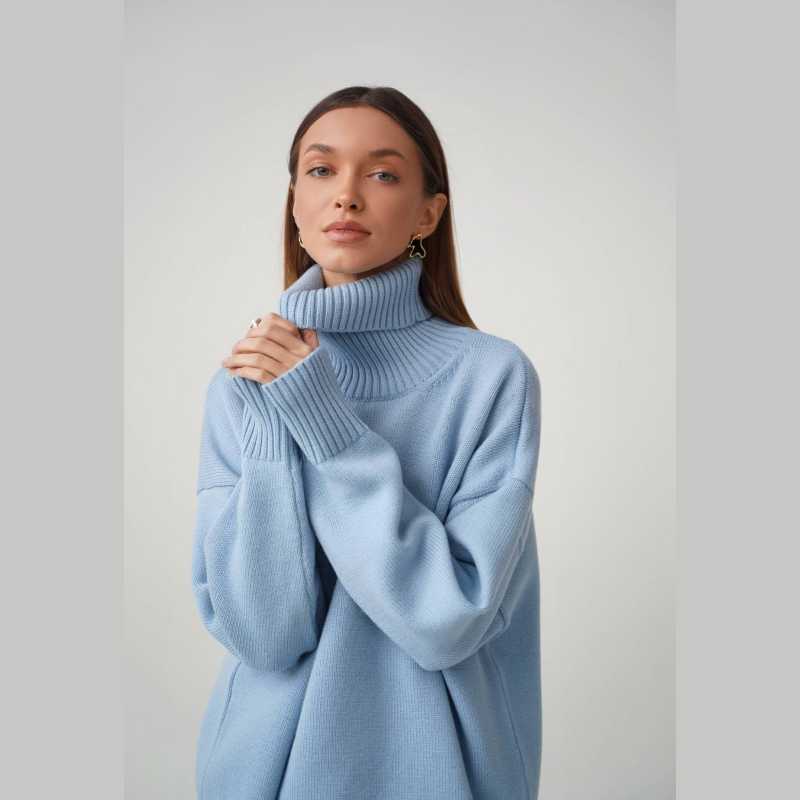 🍂New autumn products--50% off🍂Women's Casual Solid Color Turtleneck Sweater