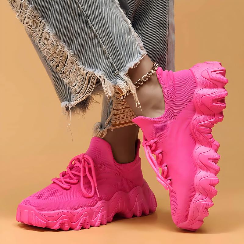 💕Hot Sale 60% OFF💕Women's Woven Mesh Lace-Up Fashion Sneakers