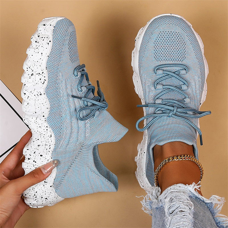 💕Hot Sale 60% OFF💕Women's Woven Mesh Lace-Up Fashion Sneakers