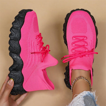 💕Hot Sale 60% OFF💕Women's Woven Mesh Lace-Up Fashion Sneakers