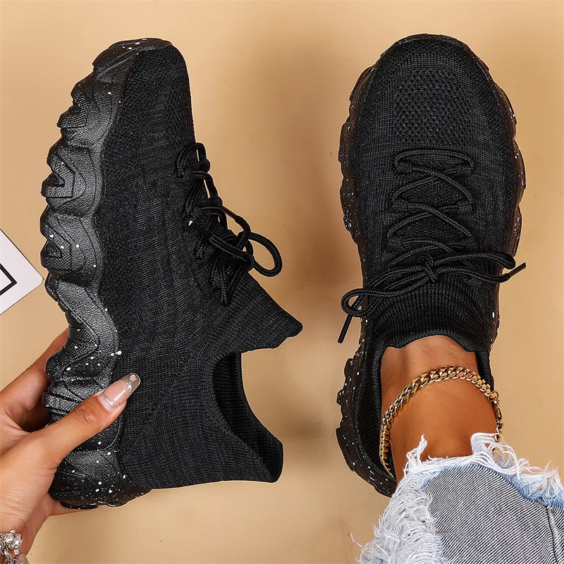 💕Hot Sale 60% OFF💕Women's Woven Mesh Lace-Up Fashion Sneakers