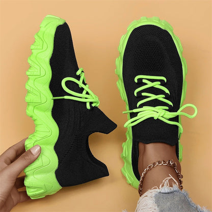 💕Hot Sale 60% OFF💕Women's Woven Mesh Lace-Up Fashion Sneakers