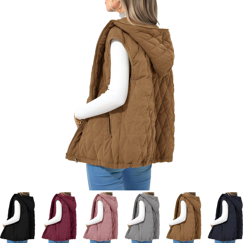 ❄️HOT SALE 56% OFF🤩2024 UPGRADE-Women's Lightweight Hooded Vest