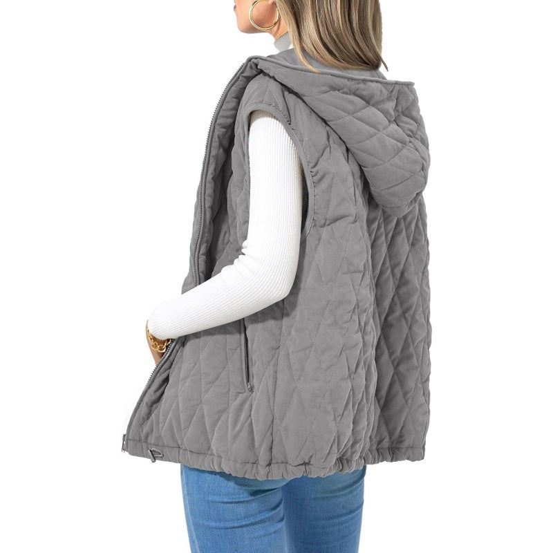 ❄️HOT SALE 56% OFF🤩2024 UPGRADE-Women's Lightweight Hooded Vest