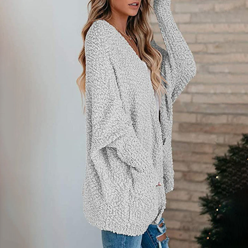 🌷50% OFF--Give you warmth in autumn🌷Open Front Long Sleeve Knitted Cardigans Sweater