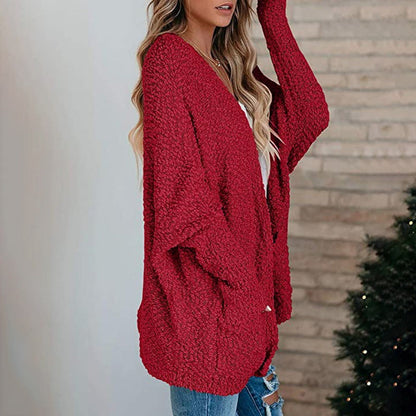 🌷50% OFF--Give you warmth in autumn🌷Open Front Long Sleeve Knitted Cardigans Sweater