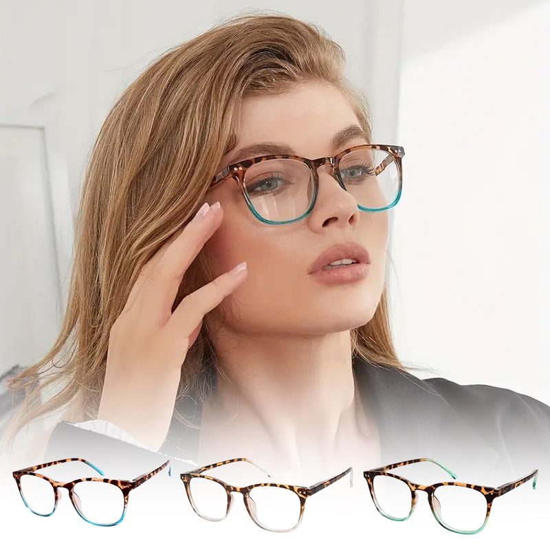 ✨HOT SALE 55% OFF✨Women's Sexy Leopard Print Anti-Blue Light Gradient Reading Glasses