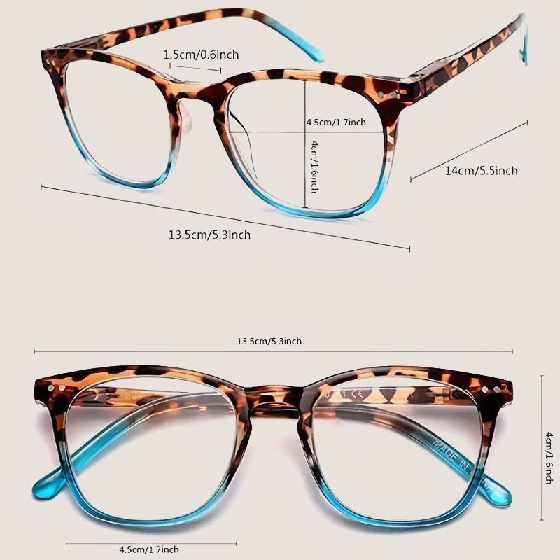 ✨HOT SALE 55% OFF✨Women's Sexy Leopard Print Anti-Blue Light Gradient Reading Glasses