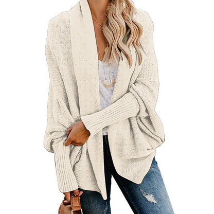 🎁Autumn New Arrivals Sale – 52% Off✨Woman'S Batwing Cable Knitted Slouchy Oversized Cardigan Sweater