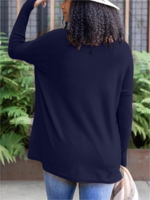 💥HOT SALE 65% OFF💥LONG SLEEVE THUMBHOLE SWEATER POCKET TUNIC