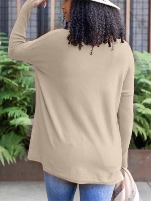 💥HOT SALE 65% OFF💥LONG SLEEVE THUMBHOLE SWEATER POCKET TUNIC