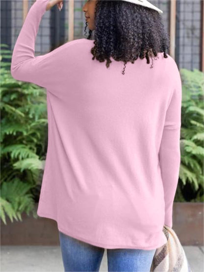 💥HOT SALE 65% OFF💥LONG SLEEVE THUMBHOLE SWEATER POCKET TUNIC