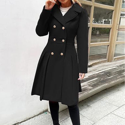 💕Hot Sale 54% OFF💕Women's A-line Slim Long Tweed Coat🔥🔥🔥One piece free shipping