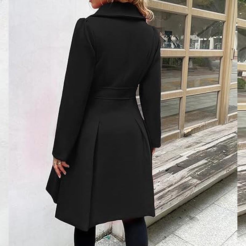 💕Hot Sale 54% OFF💕Women's A-line Slim Long Tweed Coat🔥🔥🔥One piece free shipping