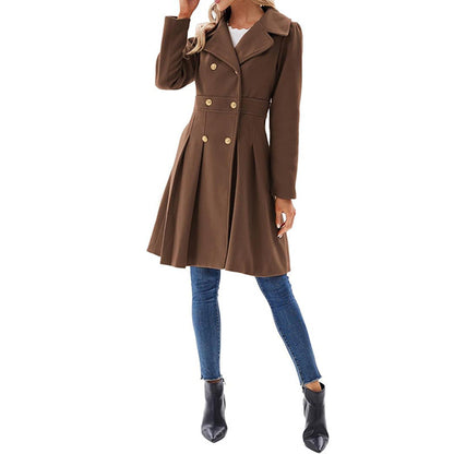 💕Hot Sale 54% OFF💕Women's A-line Slim Long Tweed Coat🔥🔥🔥One piece free shipping