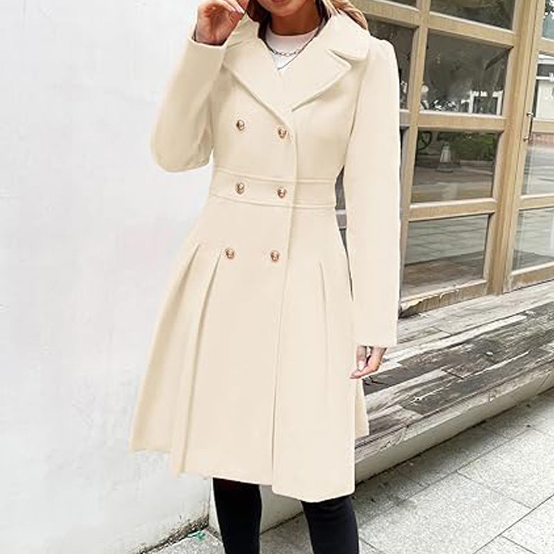 💕Hot Sale 54% OFF💕Women's A-line Slim Long Tweed Coat🔥🔥🔥One piece free shipping