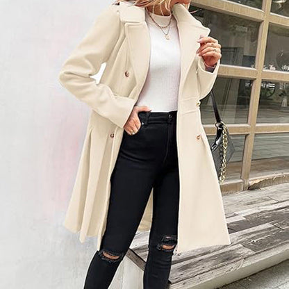 💕Hot Sale 54% OFF💕Women's A-line Slim Long Tweed Coat🔥🔥🔥One piece free shipping