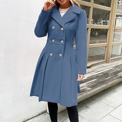 💕Hot Sale 54% OFF💕Women's A-line Slim Long Tweed Coat🔥🔥🔥One piece free shipping