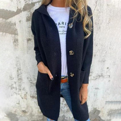 💕HOT SALE 54% OFF💕Women's Button-Down Hooded Cardigan