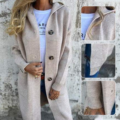 💕HOT SALE 54% OFF💕Women's Button-Down Hooded Cardigan