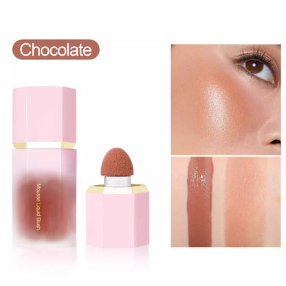 ✨Hot Sale 60% OFF✨Smooth Liquid Face Blush with Air Cushion Applicator