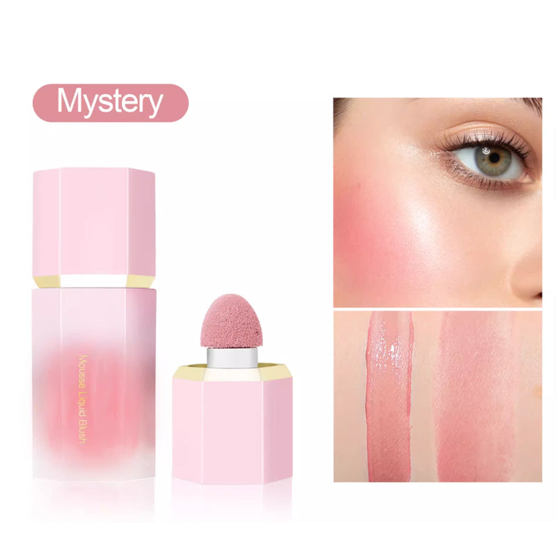 ✨Hot Sale 60% OFF✨Smooth Liquid Face Blush with Air Cushion Applicator