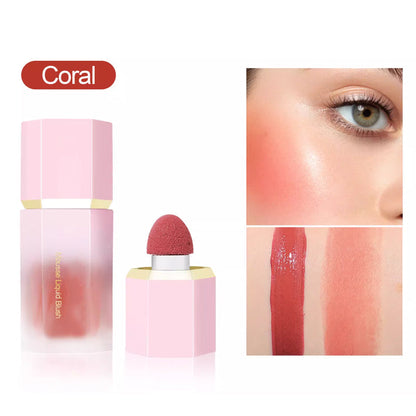 ✨Hot Sale 60% OFF✨Smooth Liquid Face Blush with Air Cushion Applicator