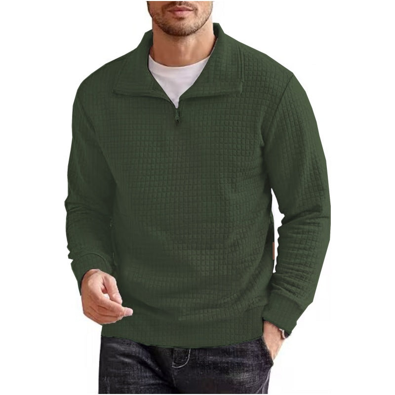 🍁New for autumn 66% OFF✨Men's Long Sleeve Quarter Zip Pullover Sweater