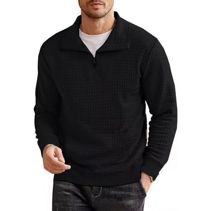 🍁New for autumn 66% OFF✨Men's Long Sleeve Quarter Zip Pullover Sweater