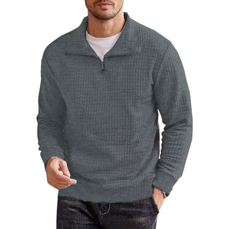 🍁New for autumn 66% OFF✨Men's Long Sleeve Quarter Zip Pullover Sweater