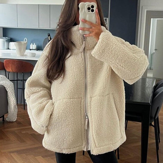 🌸Free Shipping--New product discounts 56% OFF🌸Women's Thickened & Warm Loose Double Head Zip Jacket