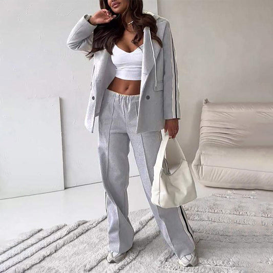 💕Hot Sale 50% OFF💕Women's 2 Piece Hooded Blazer Outfits