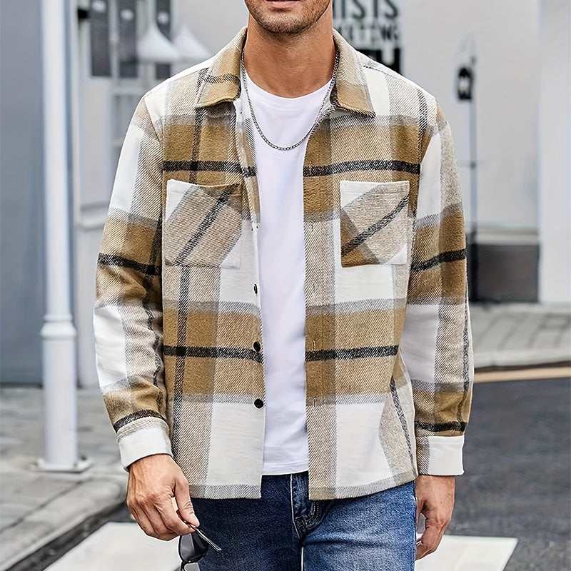 💕Hot Sale 50% OFF💕Men's Casual Thickened Warm Plaid Jacket