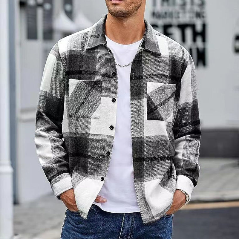 💕Hot Sale 50% OFF💕Men's Casual Thickened Warm Plaid Jacket