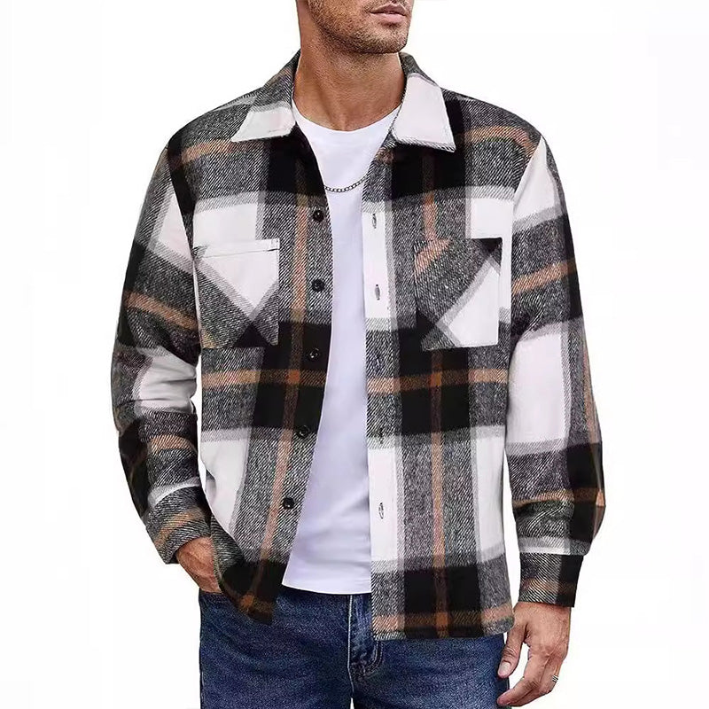 💕Hot Sale 50% OFF💕Men's Casual Thickened Warm Plaid Jacket