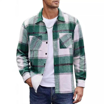 💕Hot Sale 50% OFF💕Men's Casual Thickened Warm Plaid Jacket