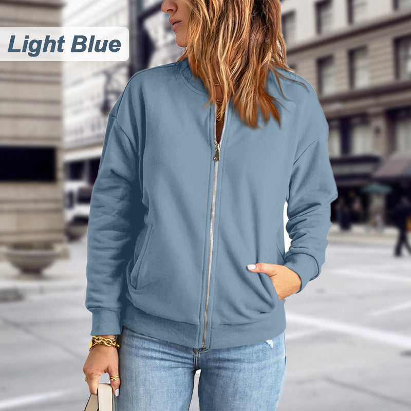 🔥New autumn products 50% OFF🔥Women's Casual Zippered Jacket