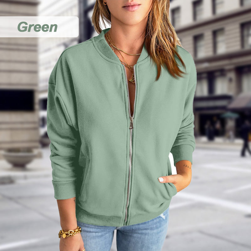 🔥New autumn products 50% OFF🔥Women's Casual Zippered Jacket