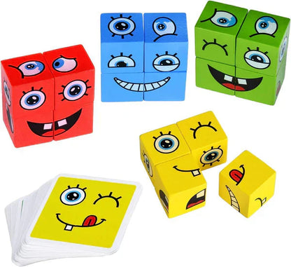 💖HOT SALE 56% OFF🎁5D Puzzle Educational Faces Changing Family Game🧩