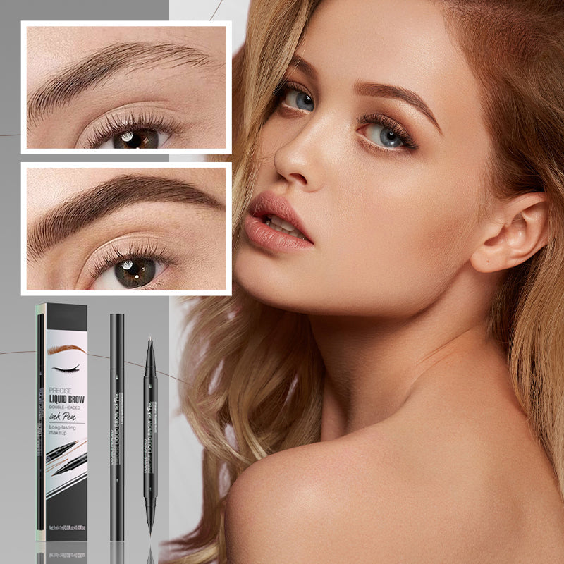 🎉BUY 1 GET 1 FREE🎉2 in 1 Liquid Eyebrow Pen -- Waterproof & Sweatproof