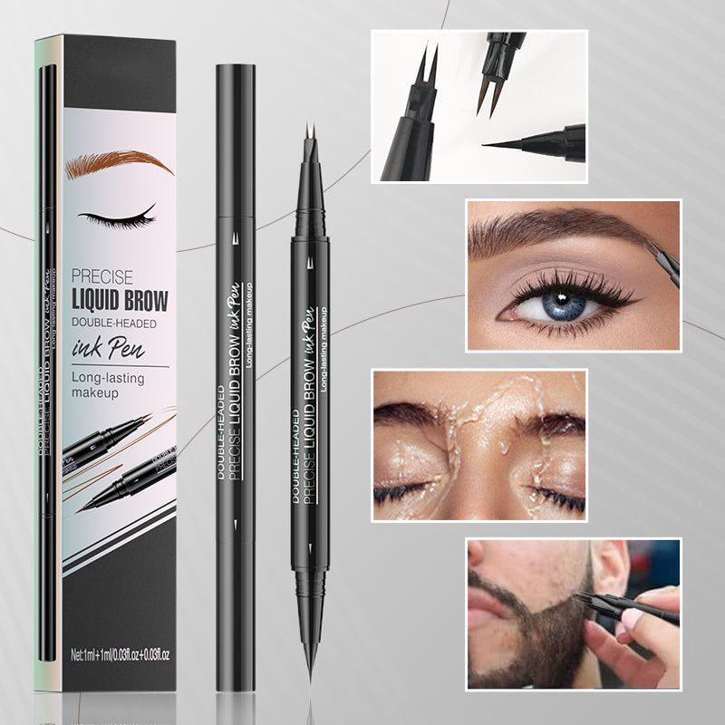 🎉BUY 1 GET 1 FREE🎉2 in 1 Liquid Eyebrow Pen -- Waterproof & Sweatproof