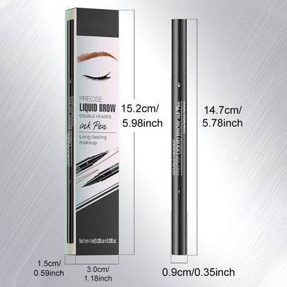 🎉BUY 1 GET 1 FREE🎉2 in 1 Liquid Eyebrow Pen -- Waterproof & Sweatproof