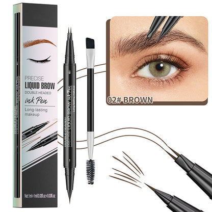 🎉BUY 1 GET 1 FREE🎉2 in 1 Liquid Eyebrow Pen -- Waterproof & Sweatproof